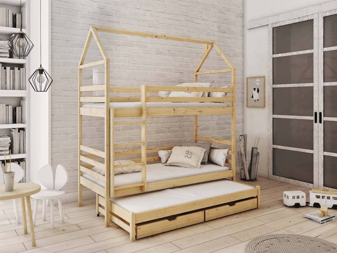 Dalia Bunk Bed with Trundle and Storage - Image 2