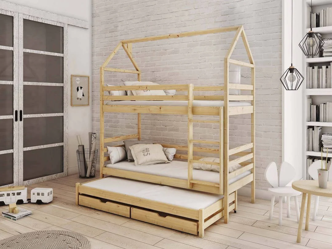 Dalia Bunk Bed with Trundle and Storage - Image 3