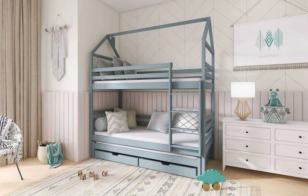 Dalia Bunk Bed with Trundle and Storage - Image 5