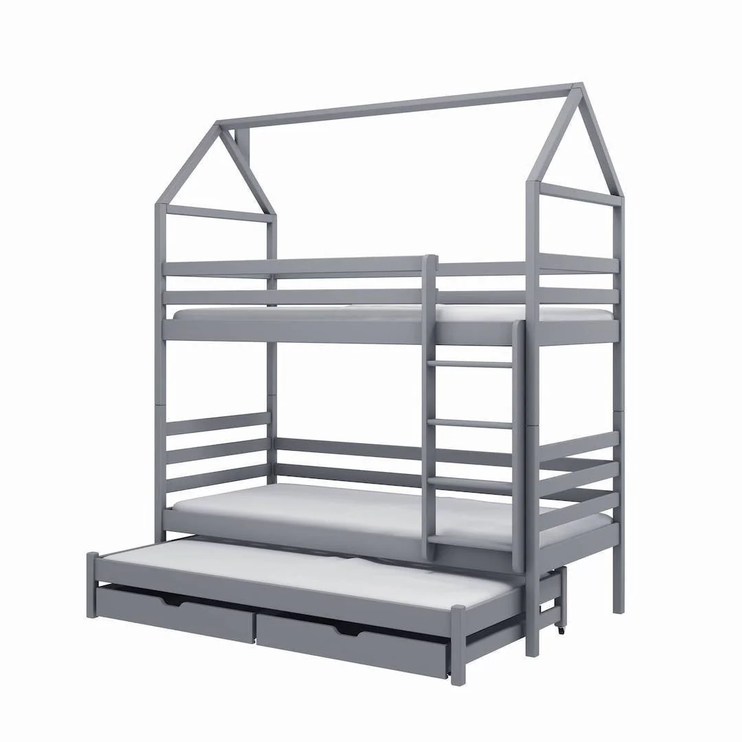 Dalia Bunk Bed with Trundle and Storage - Image 7