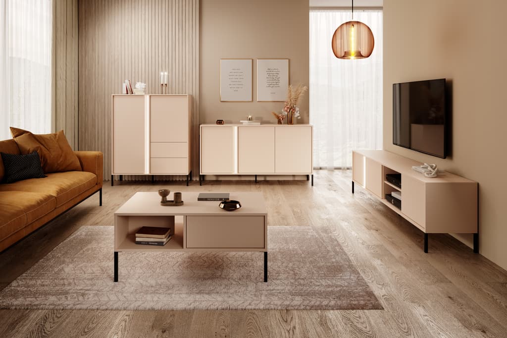Dast Highboard Cabinet 104cm - Image 8