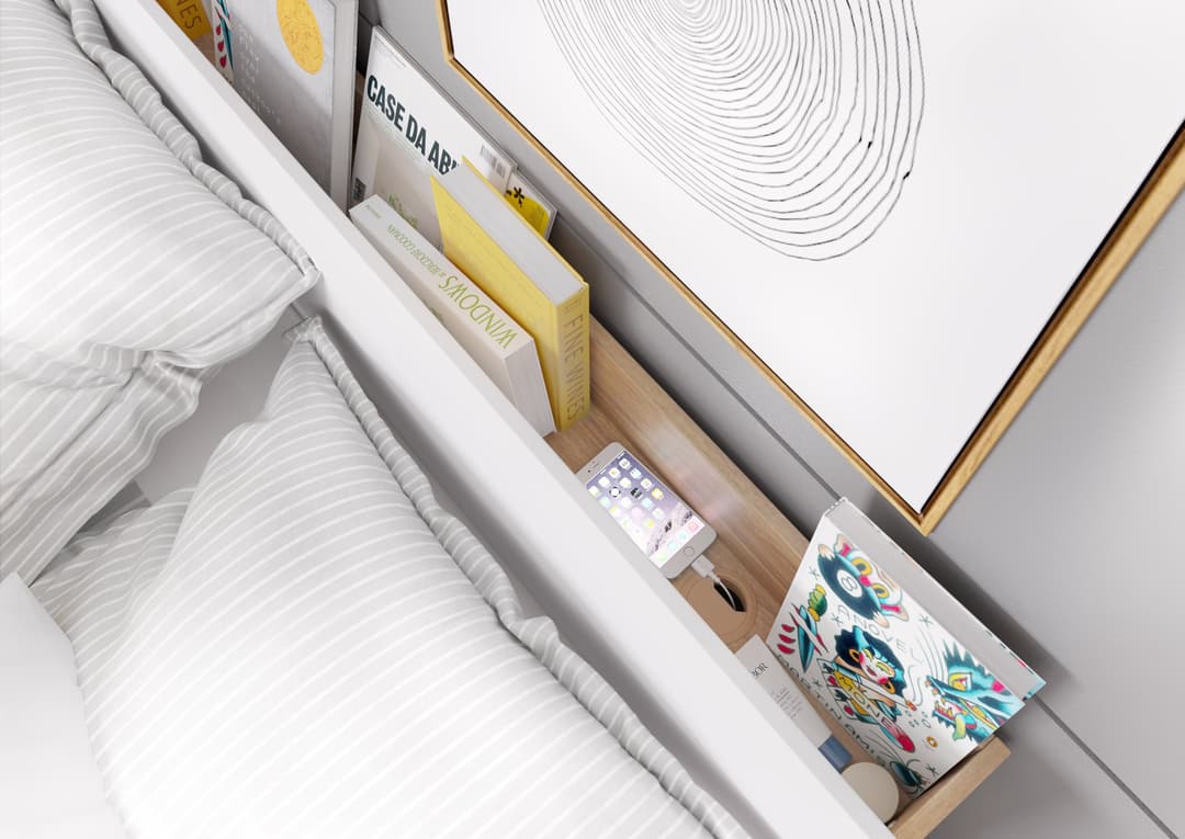 Dentro DT-02 Ottoman Bed with LEDs - Image 3