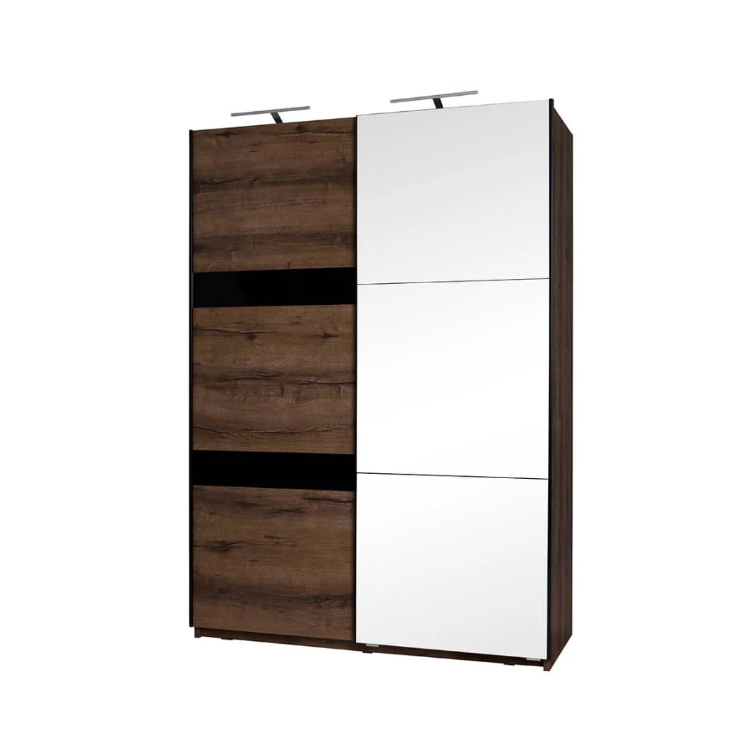 Denver 12 Sliding Door Wardrobe 150cm - Image 4
