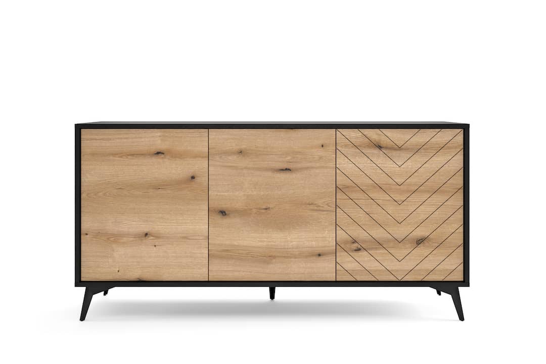 Diamond Large Sideboard Cabinet 154cm - Image 3