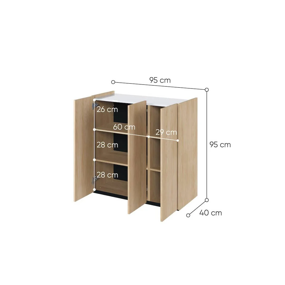 Easy EA-03 Sideboard Cabinet 95cm - Image 16