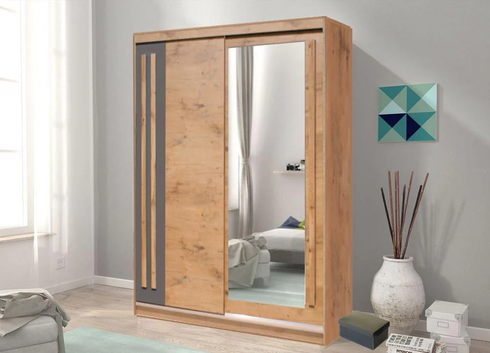 Effect 2 Sliding Door Wardrobe 150cm - Image 5