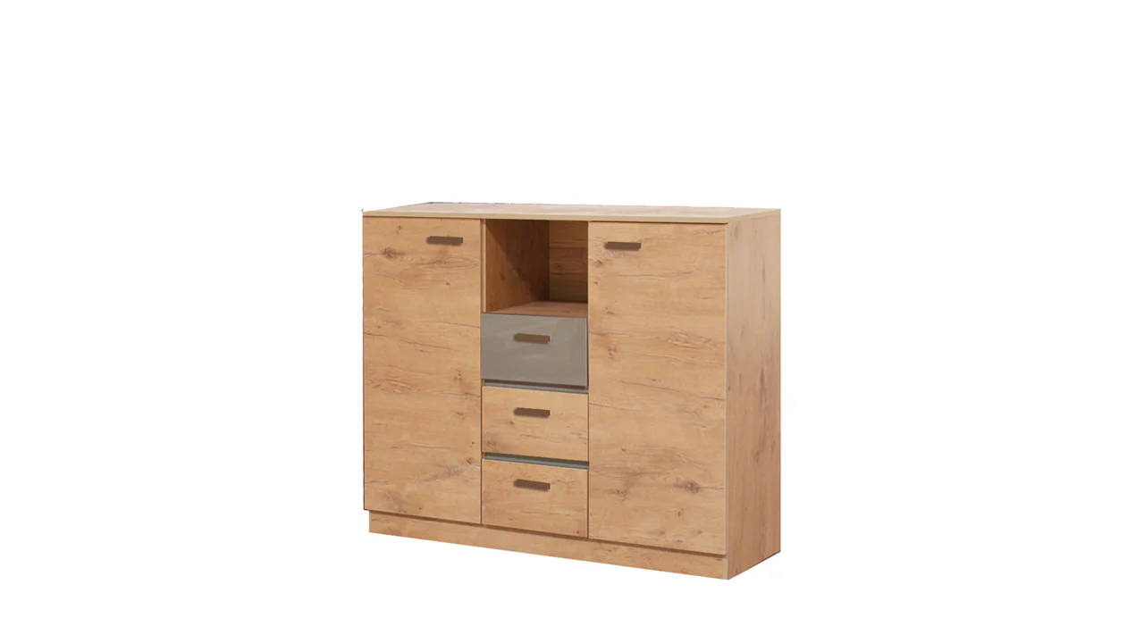 Effect Chest of Drawers 130cm - Image 4