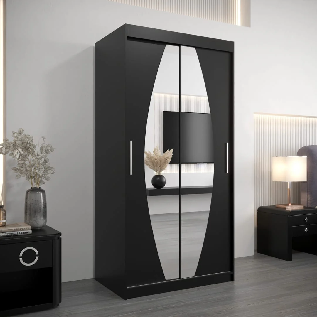 Elypse Sliding Door Wardrobe 100cm - Image 10
