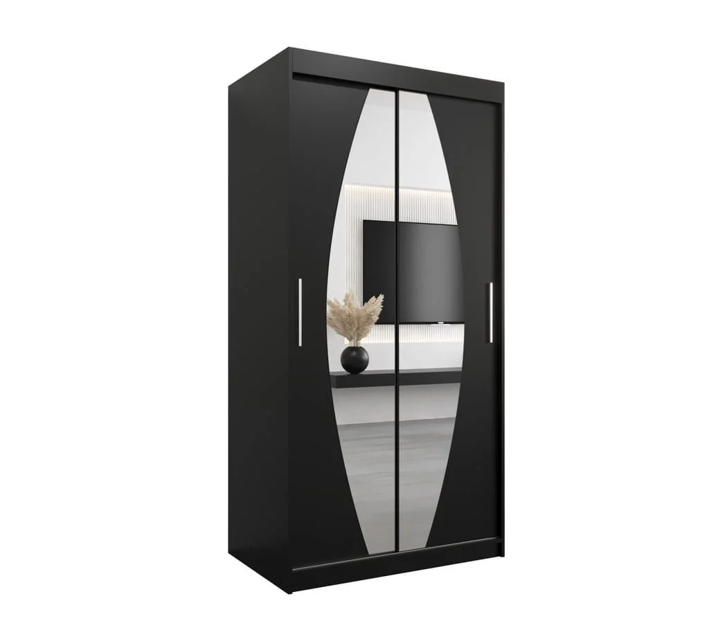 Elypse Sliding Door Wardrobe 100cm - Image 11