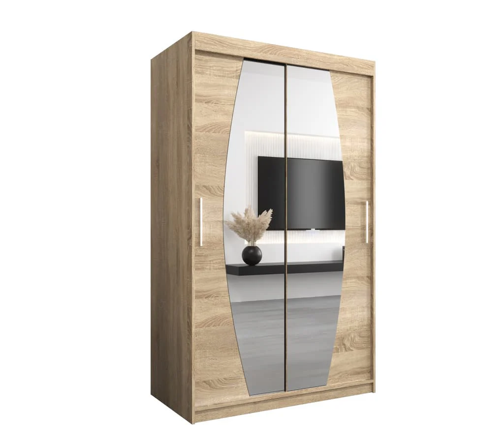 Elypse Sliding Door Wardrobe 120cm - Image 15