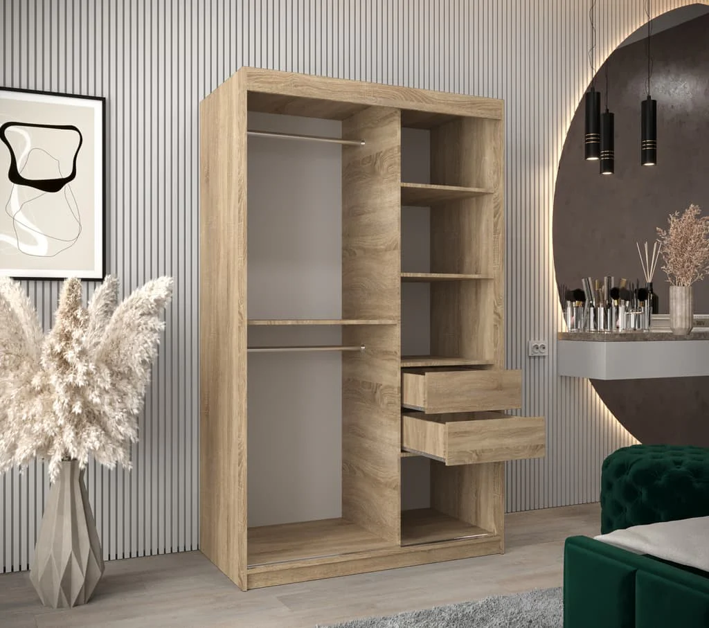 Elypse Sliding Door Wardrobe 120cm - Image 17