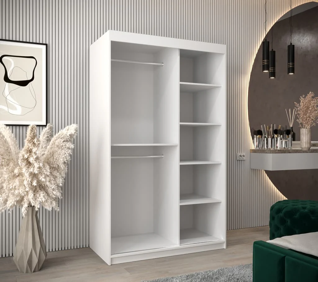 Elypse Sliding Door Wardrobe 120cm - Image 3