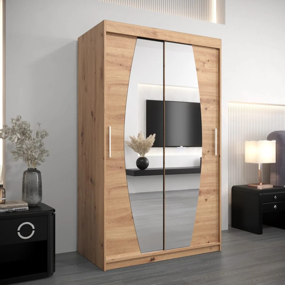 Elypse Sliding Door Wardrobe 120cm - Image 5