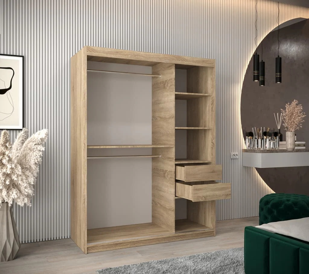 Elypse Sliding Door Wardrobe 150cm - Image 17