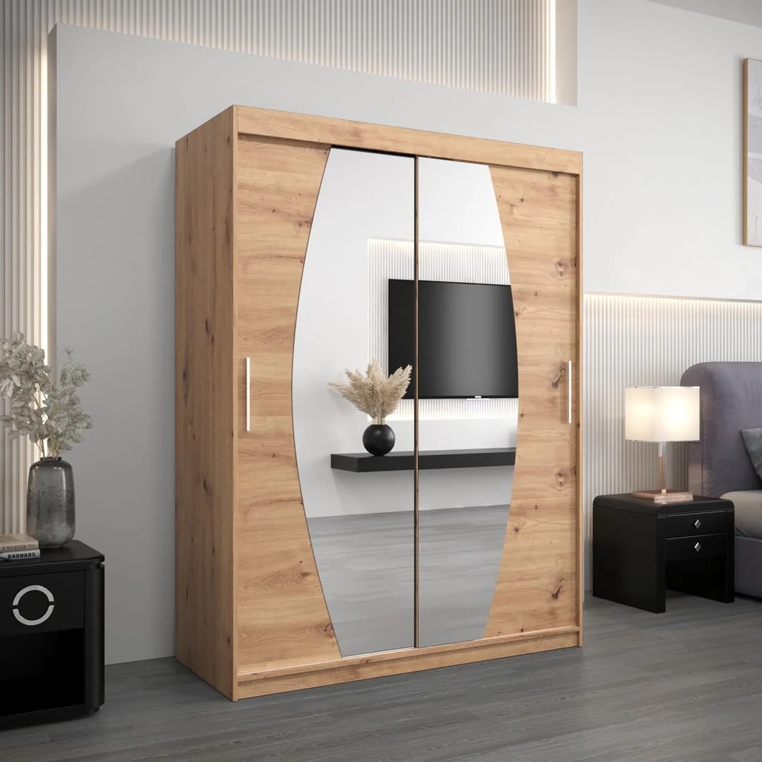 Elypse Sliding Door Wardrobe 150cm - Image 5