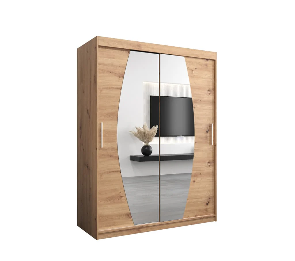 Elypse Sliding Door Wardrobe 150cm - Image 6