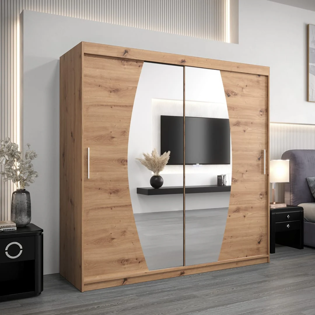 Elypse Sliding Door Wardrobe 200cm - Image 5