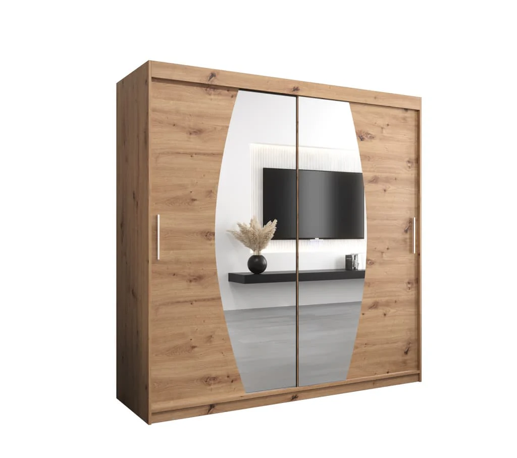 Elypse Sliding Door Wardrobe 200cm - Image 6