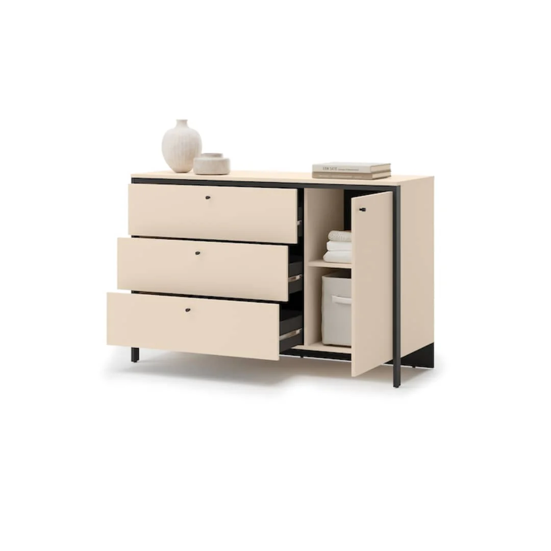Enna EN-04 Chest Of Drawers 136cm - Image 5