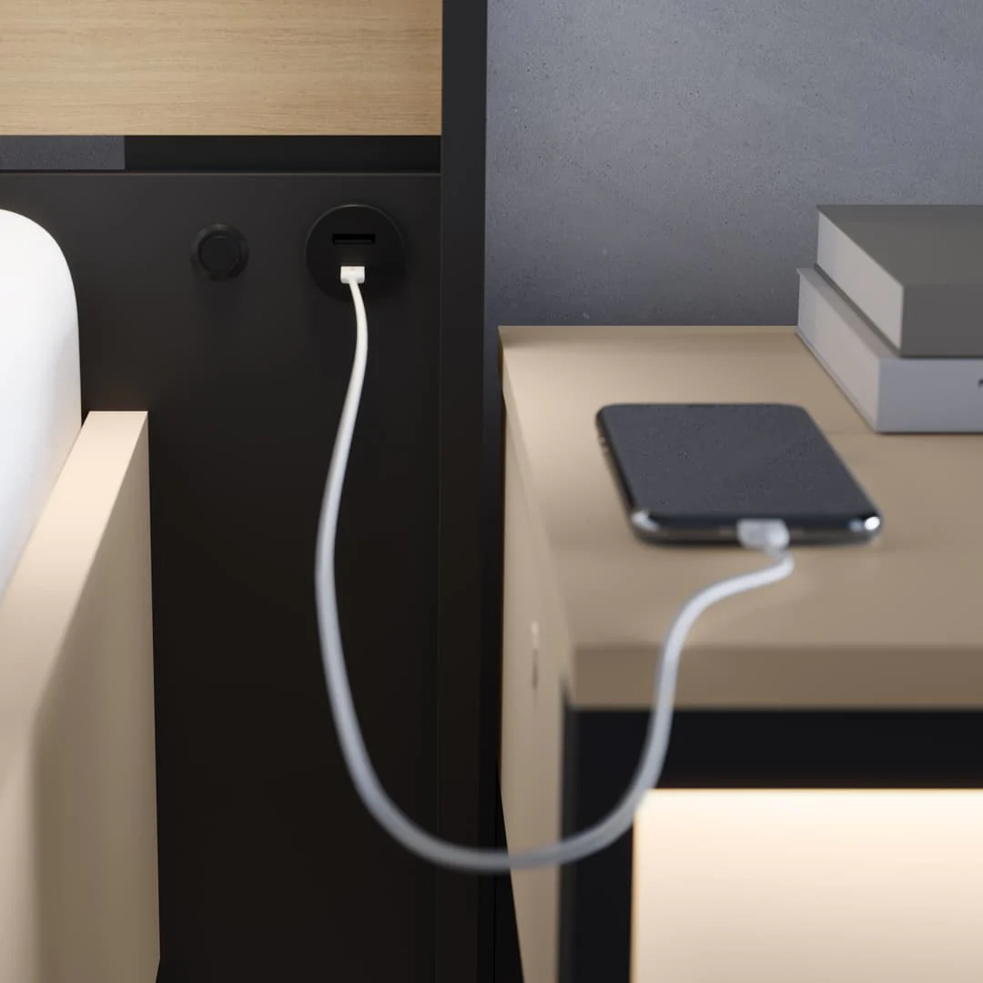 Enna EN-05 Bedside Table 40cm - Image 8