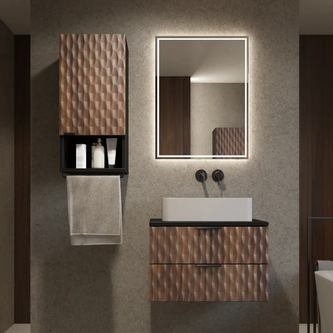 Enzo Floating Bathroom Cabinet 33cm - Image 9