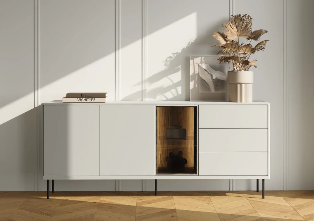 Epiro EP-05 Display Sideboard Cabinet 194cm - Image 4