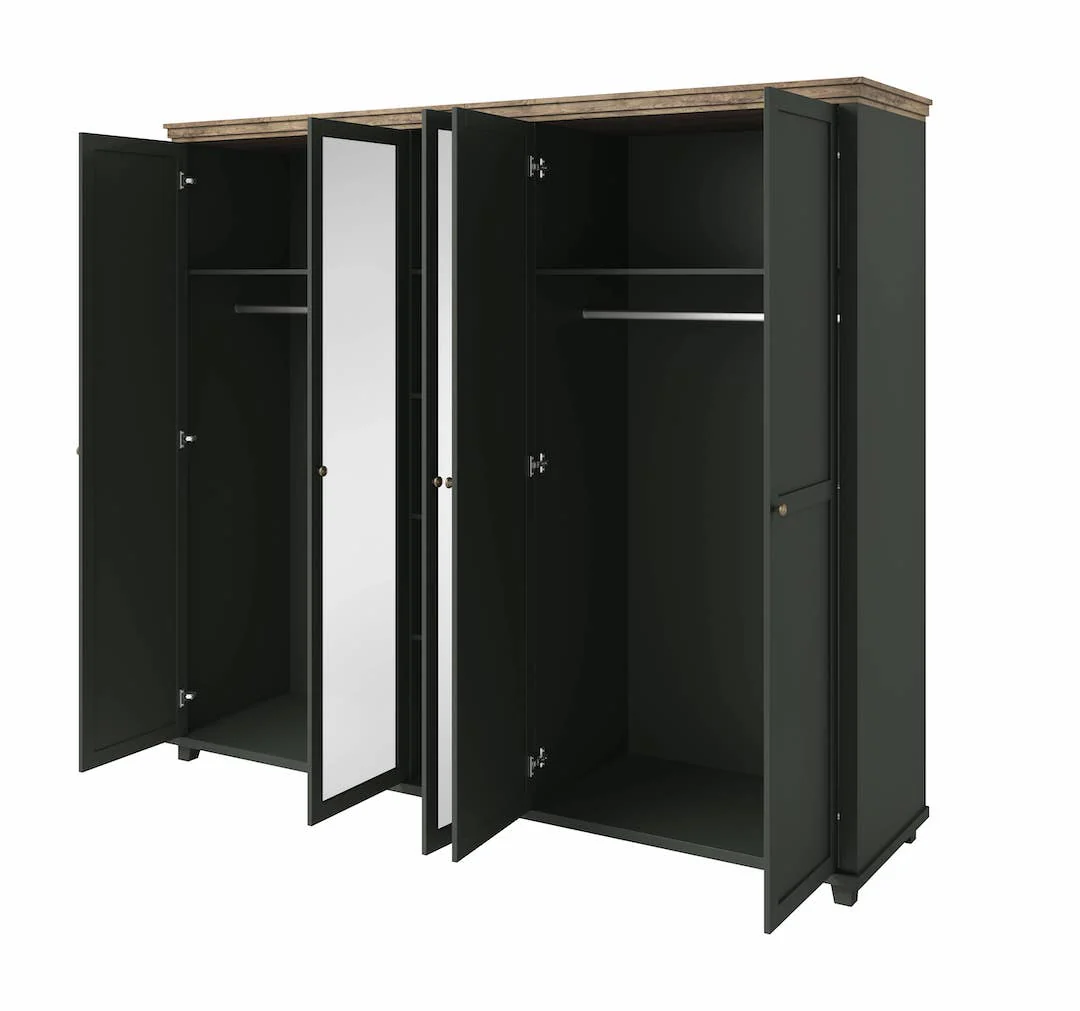Evora 21 Hinged Wardrobe 246cm - Image 3