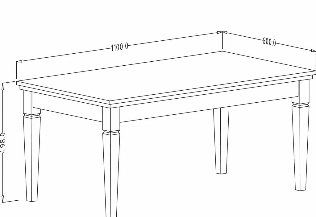 Evora 99 Coffee Table 110cm - Image 4