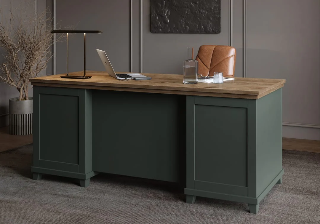 Evora Office Desk 180cm - Image 6