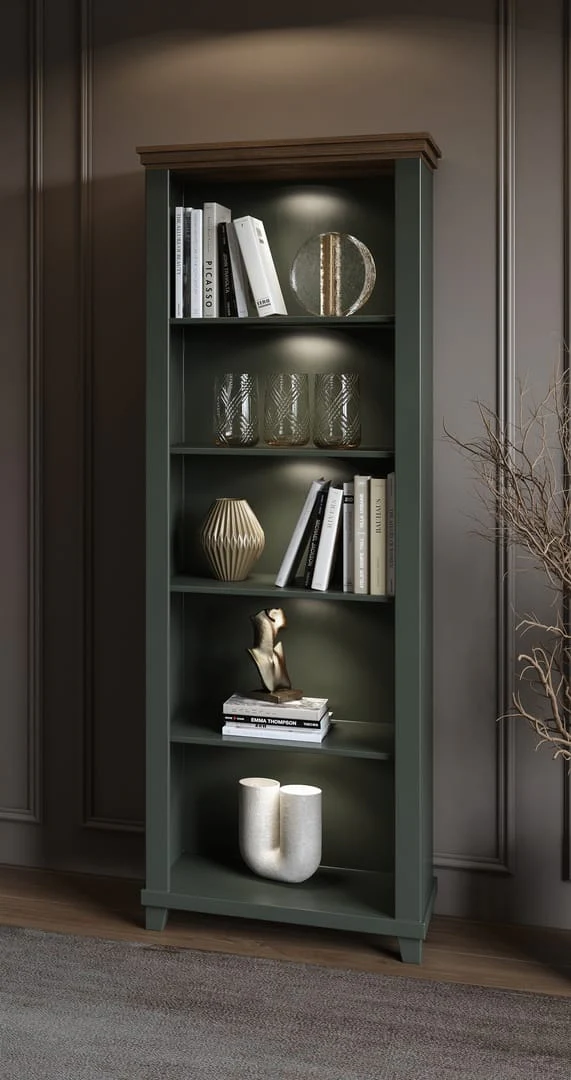 Evora Tall Bookcase 71cm - Image 4
