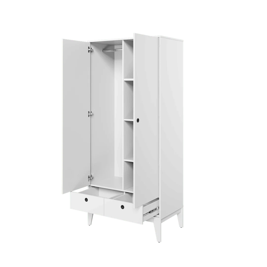 Femii FE-01 Hinged Wardrobe 92cm - Image 2