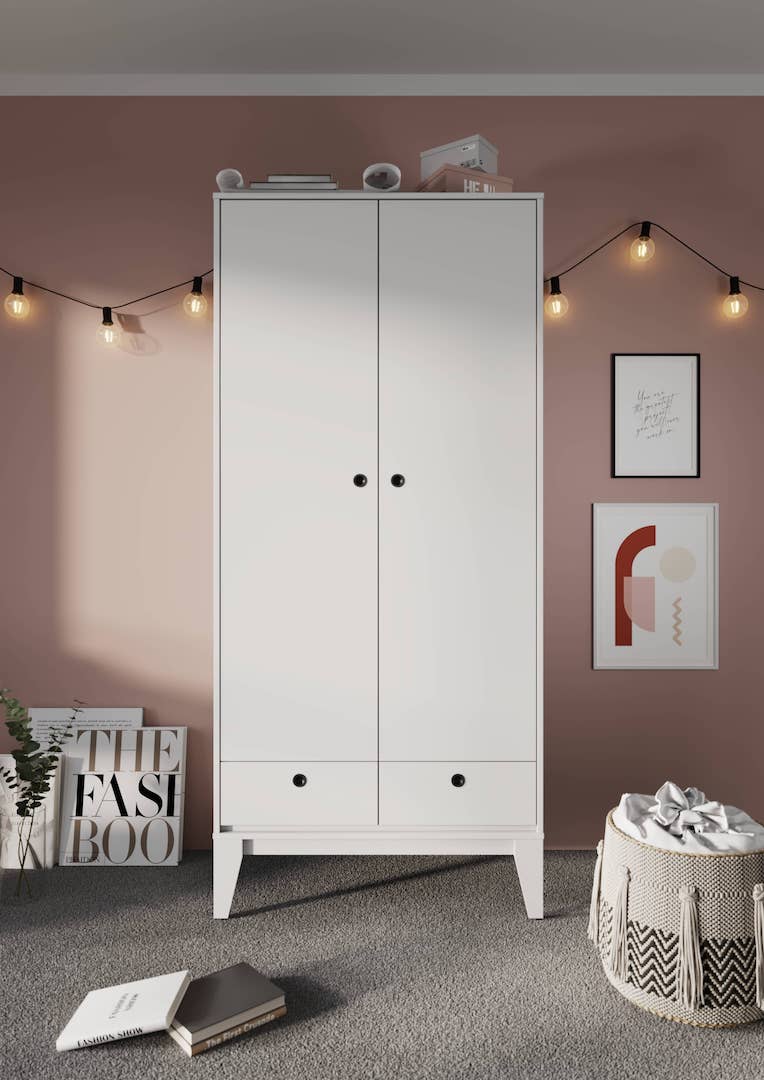 Femii FE-01 Hinged Wardrobe 92cm - Image 3