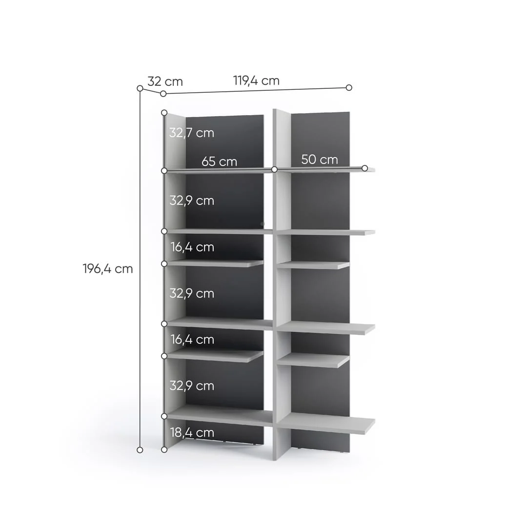 Fitt FL-01L Bookcase 119cm - Image 4