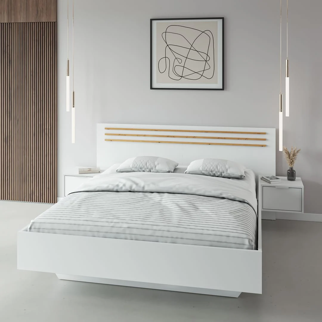 Florencja Bed Frame With Bedside Cabinets [EU Super King] - Image 9