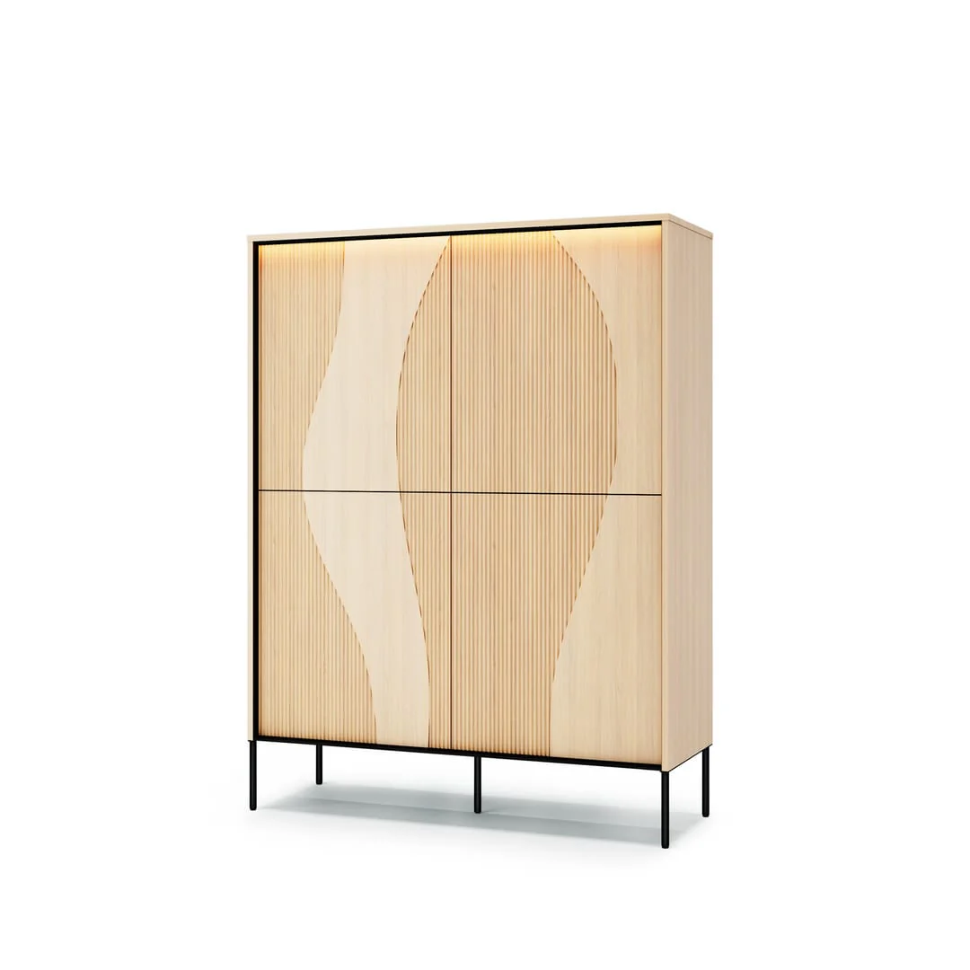 Flow FW-02 Highboard Cabinet 112cm - Image 5