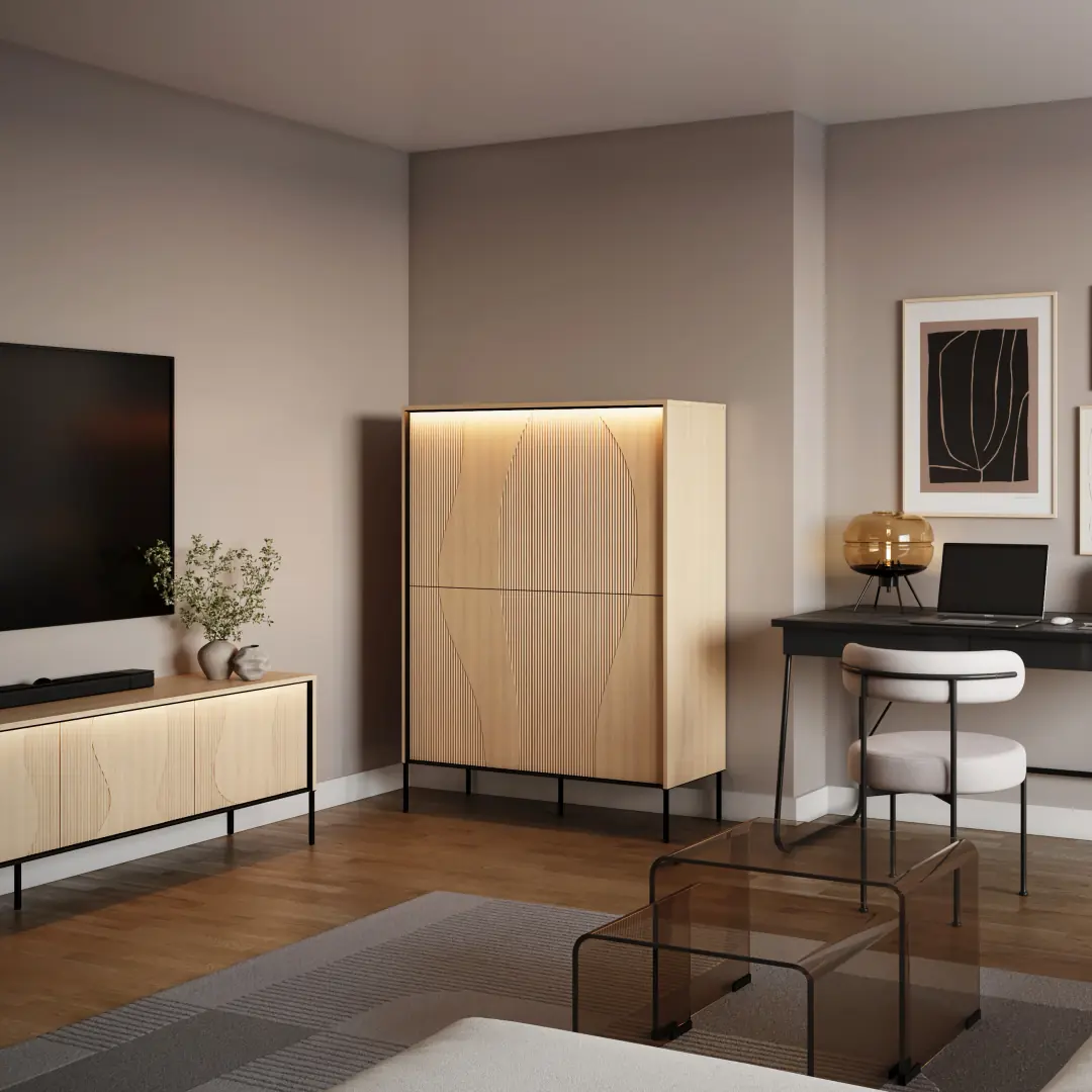 Flow FW-03 Sideboard Cabinet 167cm - Image 7
