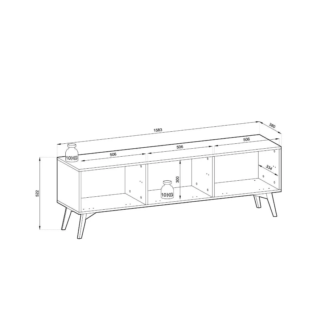 Forest TV Cabinet 158cm - Image 17