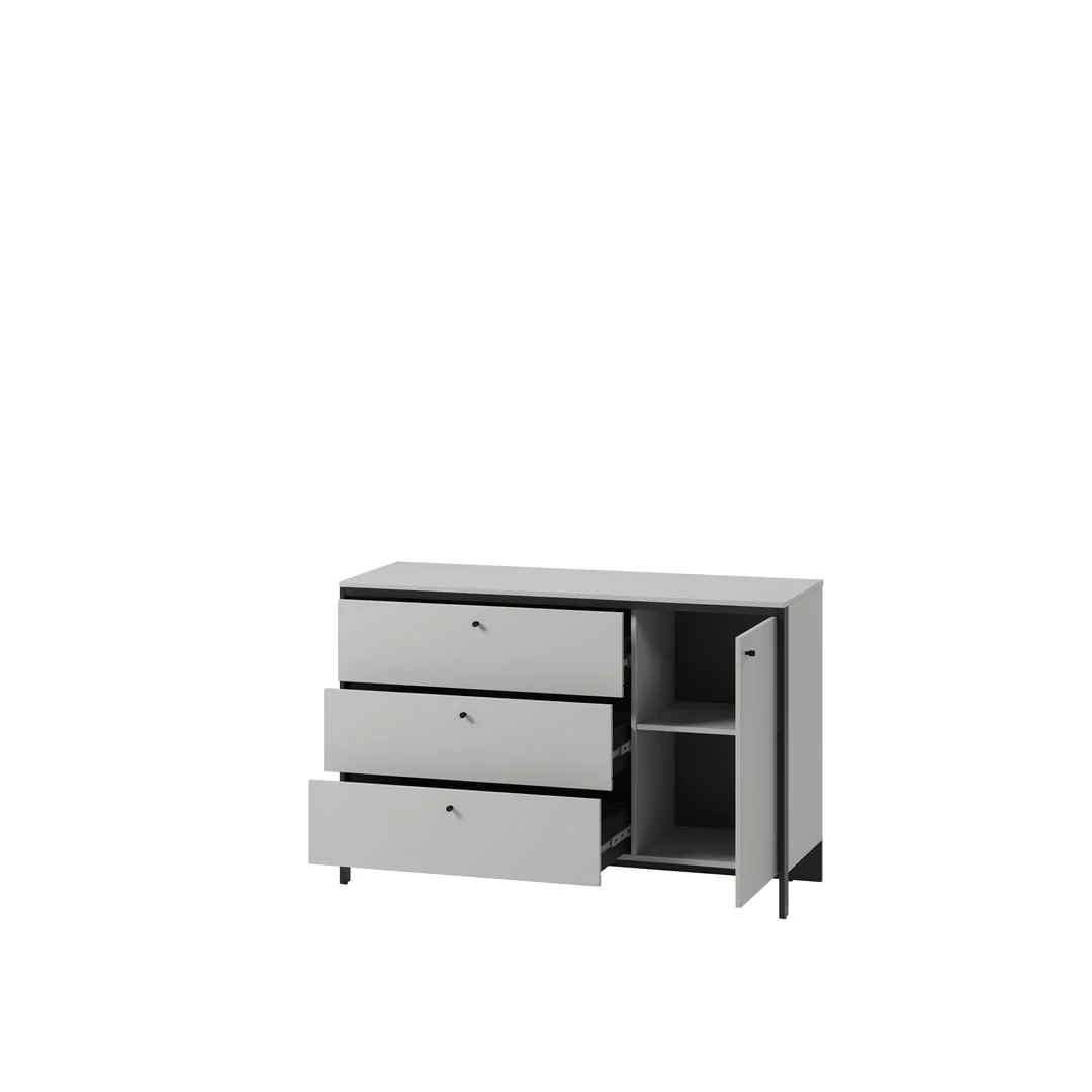 Gris Chest Of Drawers 136cm - Image 3