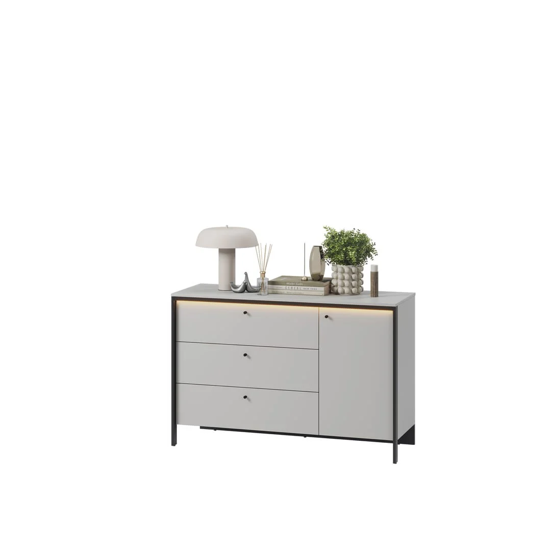 Gris Chest Of Drawers 136cm - Image 4