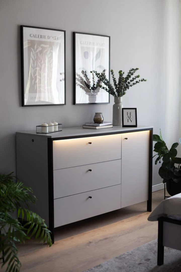 Gris Chest Of Drawers 136cm - Image 8