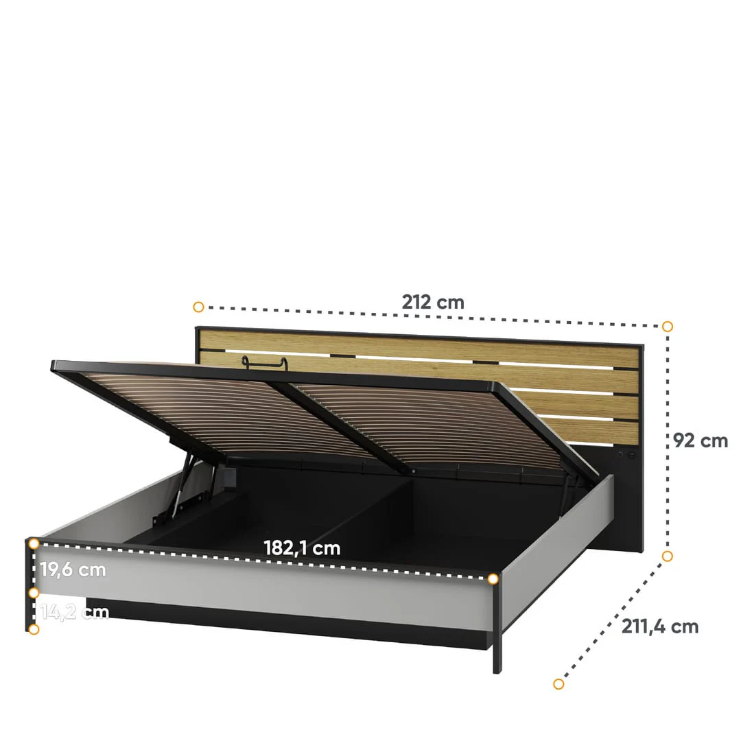Gris Ottoman Bed [EU Super King] - Image 4
