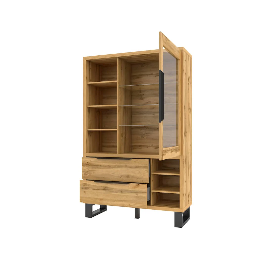 Halle 13 Tall Display Cabinet 120cm - Image 3