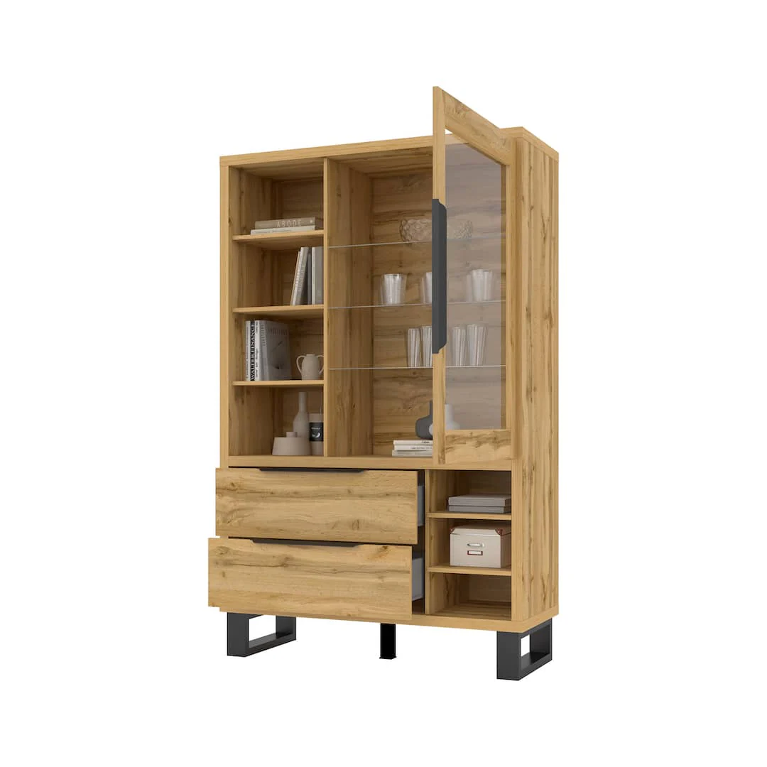 Halle 13 Tall Display Cabinet 120cm - Image 4