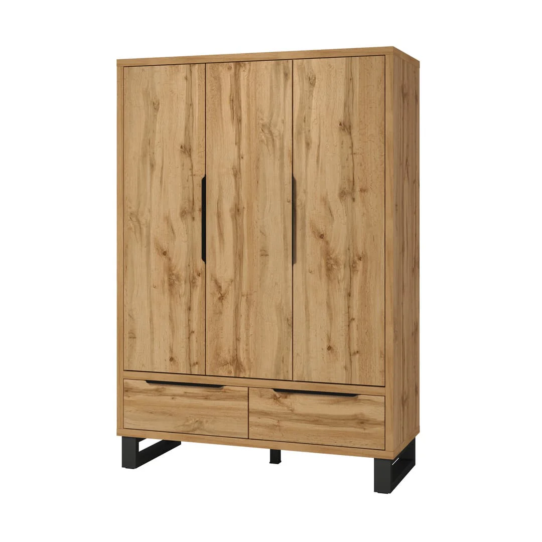 Halle Hinged Door Wardrobe 145cm - Image 2