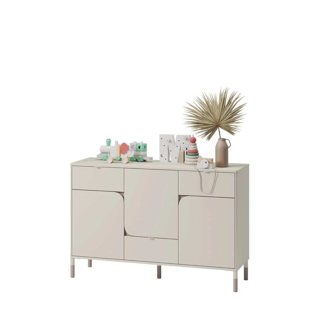 Harmony HR-06 Sideboard Cabinet 130cm - Image 3