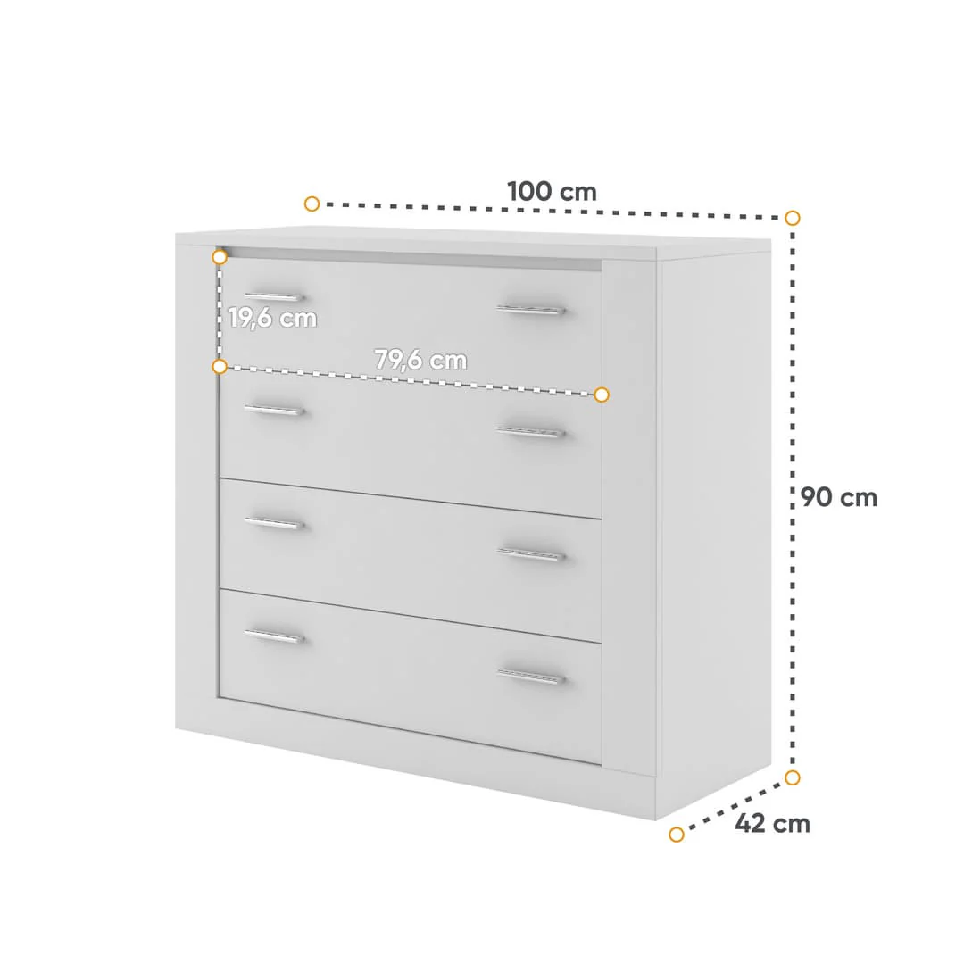 Idea ID-10 Chest of Drawers 100cm - Image 8