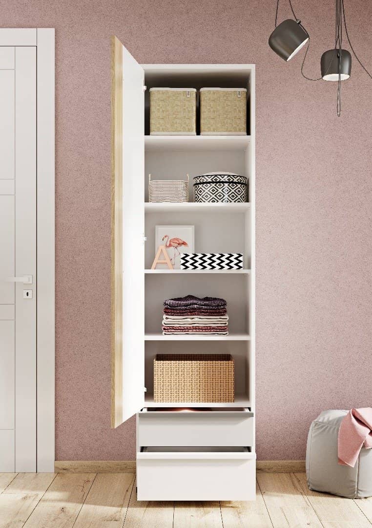 Imola IM-03 Hinged Wardrobe 55cm - Image 4