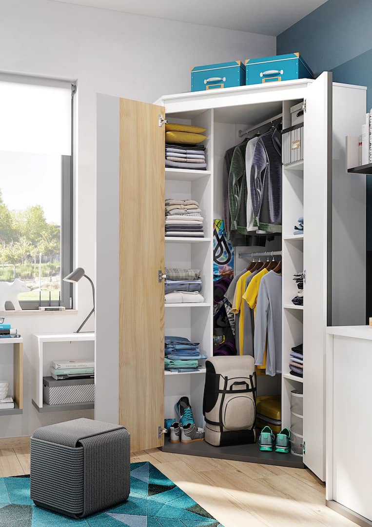 Imola IM-01 Corner Wardrobe 95cm - Image 4