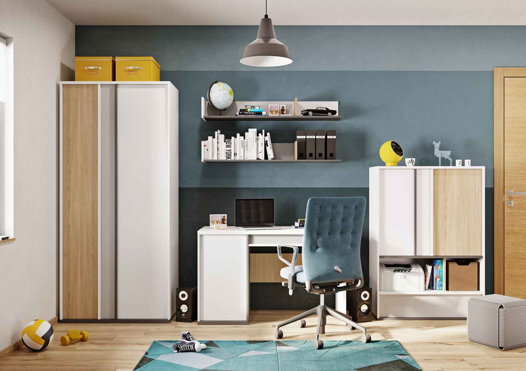 Imola IM-01 Corner Wardrobe 95cm - Image 6