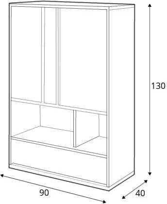 Imola IM-05 Sideboard Cabinet 90cm - Image 6
